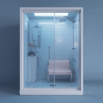 Slik fyller et dusjkabinett av glass badet ditt med solskinn